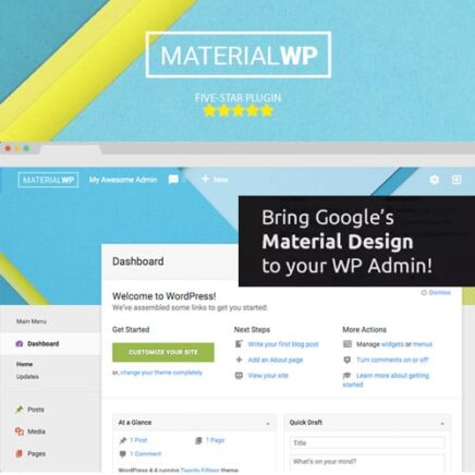 Material Wp Material Design Dashboard Theme