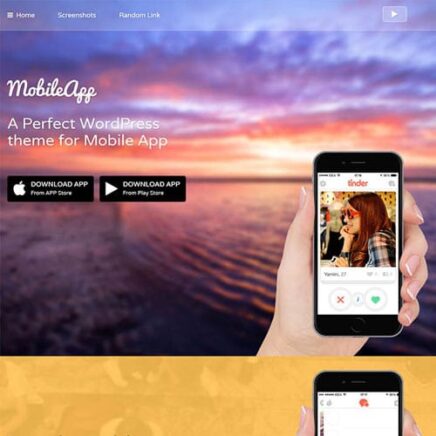 Mythemeshop Mobileapp Wordpress Theme