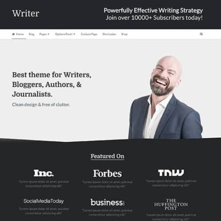 Mythemeshop Writer Wordpress Theme