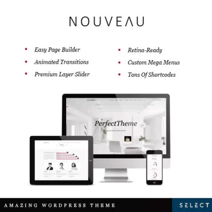 Nouveau Multi Purpose Retina Wordpress Theme