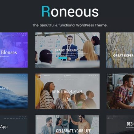 Roneous Creative Multi Purpose Wordpress Theme