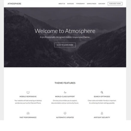 Studiopress Atmosphere Pro Genesis Wordpress Theme