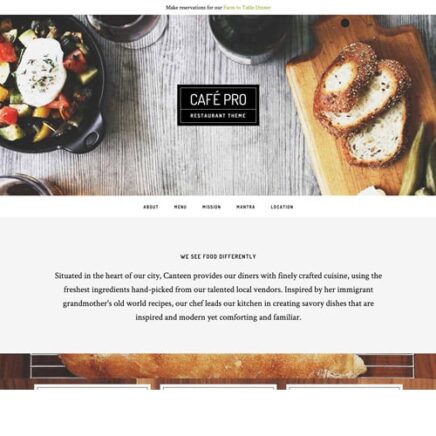 Studiopress Cafe Pro Genesis Wordpress Theme