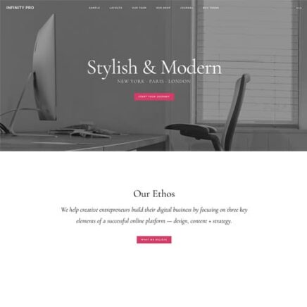 Studiopress Infinity Pro Genesis Wordpress Theme