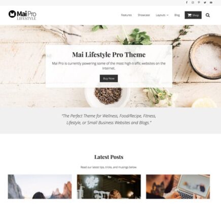 Studiopress Mai Lifestyle Pro Genesis Wordpress Theme