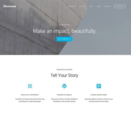 Studiopress Showcase Pro Genesis Wordpress Theme