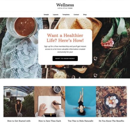 Studiopress Wellness Pro Genesis Wordpress Theme