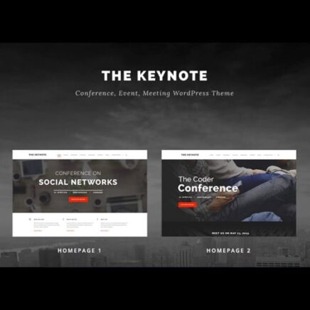 The Keynote Conference Event Meeting Wordpress Theme