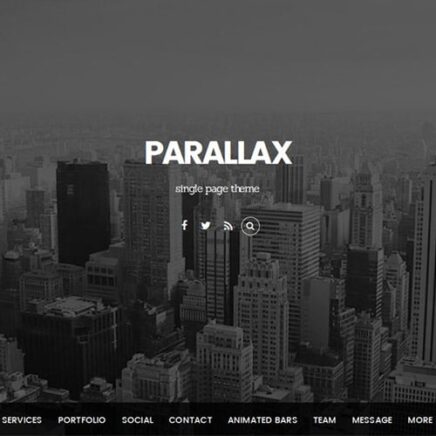 Themify Parallax Wordpress Theme