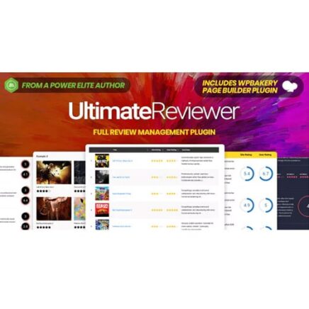 Ultimate Reviewer Wordpress Plugin For Wpbakery Page Builder