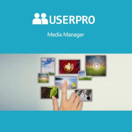 Userpro – Media Manager Add On