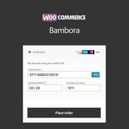 Woocommerce Bambora Beanstream