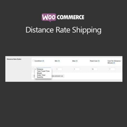 Woocommerce Distance Rate Shipping