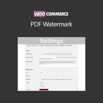 Woocommerce Pdf Watermark