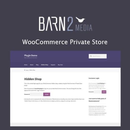 Woocommerce Private Store