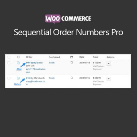 Woocommerce Sequential Order Numbers Pro