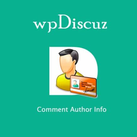 Wpdiscuz Comment Author Info