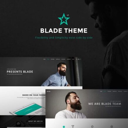 Blade Responsive Multi Functional Theme