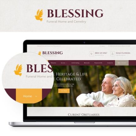 Blessing Funeral Home Wordpress Theme