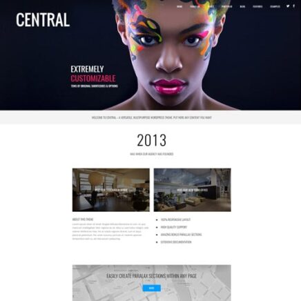 Central Versatile Multi Purpose Wordpress Theme