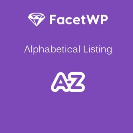 Facetwp Alphabetical Listing