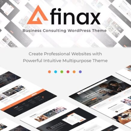 Finax Responsive Business Consulting Wordpress Theme