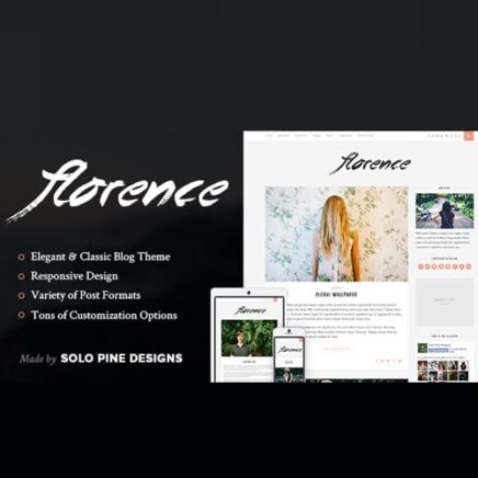 Florence A Responsive Wordpress Blog Theme