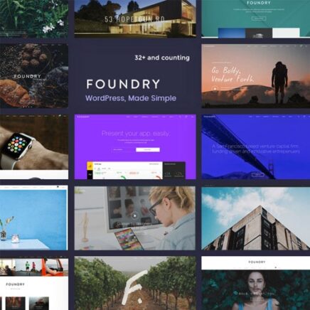 Foundry Multipurpose Multi Concept Wp Theme