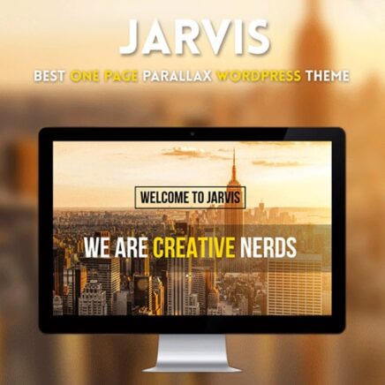 Jarvis Onepage Parallax Wordpress Theme