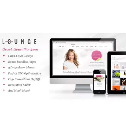 Lounge Clean Elegant Wordpress Theme