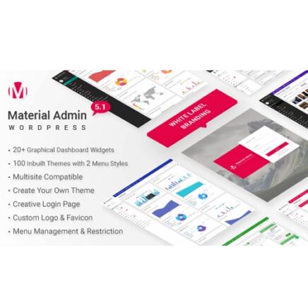 Material White Label Wordpress Admin Theme