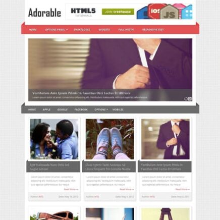 Mythemeshop Adorable Wordpress Theme