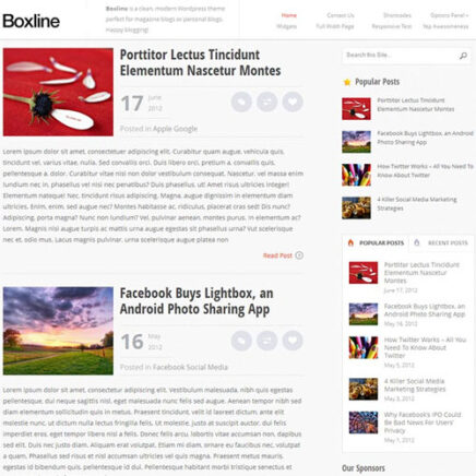 Mythemeshop Boxline Wordpress Theme