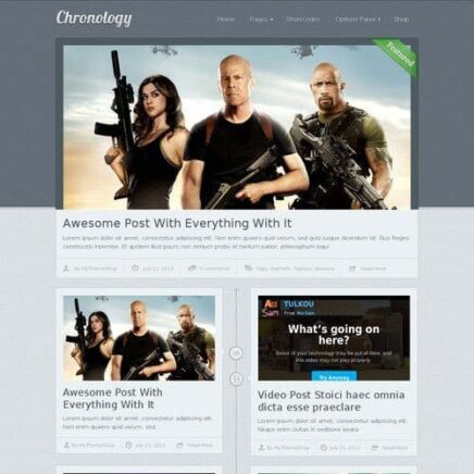 Mythemeshop Chronology Wordpress Theme