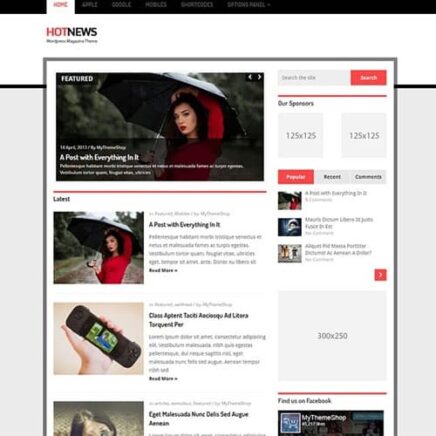 Mythemeshop Hotnews Wordpress Theme