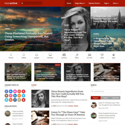 Mythemeshop Interactive Wordpress Theme