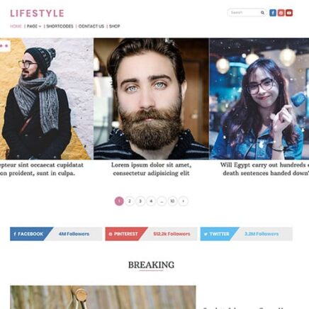 Mythemeshop Lifestyle Wordpress Theme