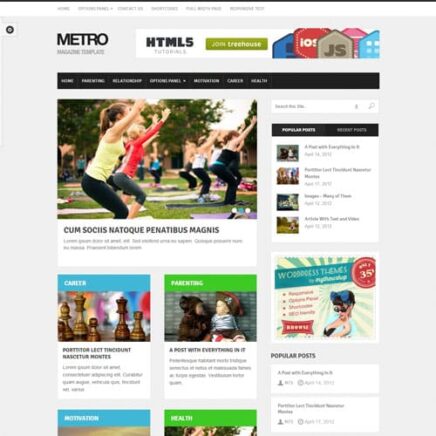 Mythemeshop Metro Wordpress Theme