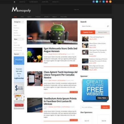 Mythemeshop Monopoly Wordpress Theme