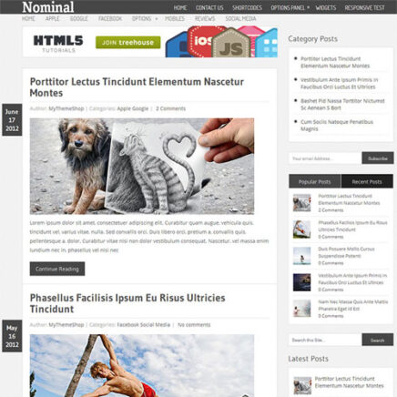 Mythemeshop Nominal Wordpress Theme