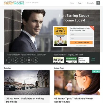 Mythemeshop Steady Income Wordpress Theme