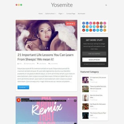 Mythemeshop Yosemite Wordpress Theme