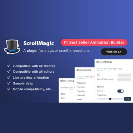 Scroll Magic Wordpress Scrolling Animation Builder Plugin