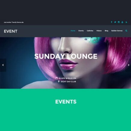 Themify Event Wordpress Theme