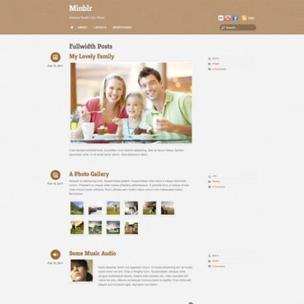 Themify Minblr Wordpress Theme