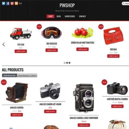 Themify Pinshop Woocommerce Theme