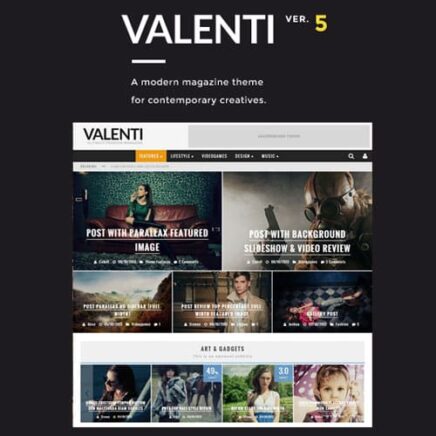 Valenti Wordpress Hd Review Magazine News Theme