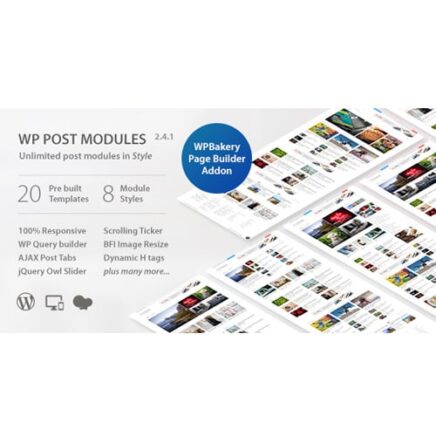 Wp Post Modules For Newspaper And Magazine Layouts