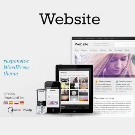 Website Responsive Wordpress Theme