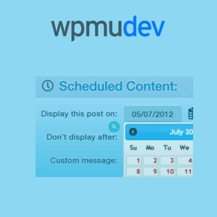 Wpmu Dev Schedule Selected Content